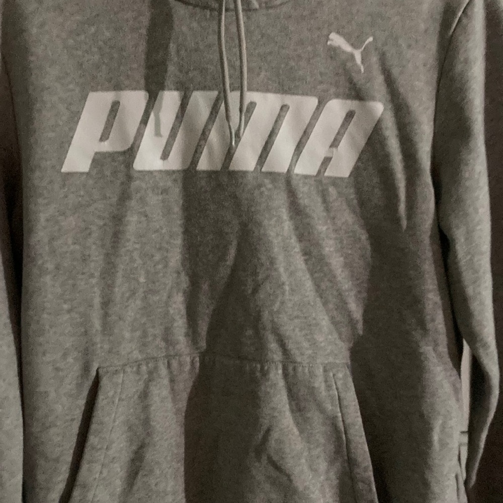 Grey Puma hoodie